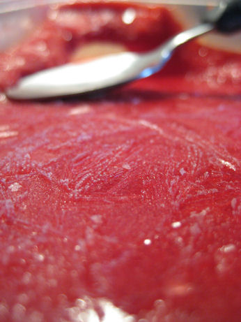 Sorbet &agrave; la framboise