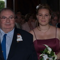 La mariée et son père