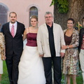 Les mariés avec la grand-mère de Renaud, son oncle et ses tantes