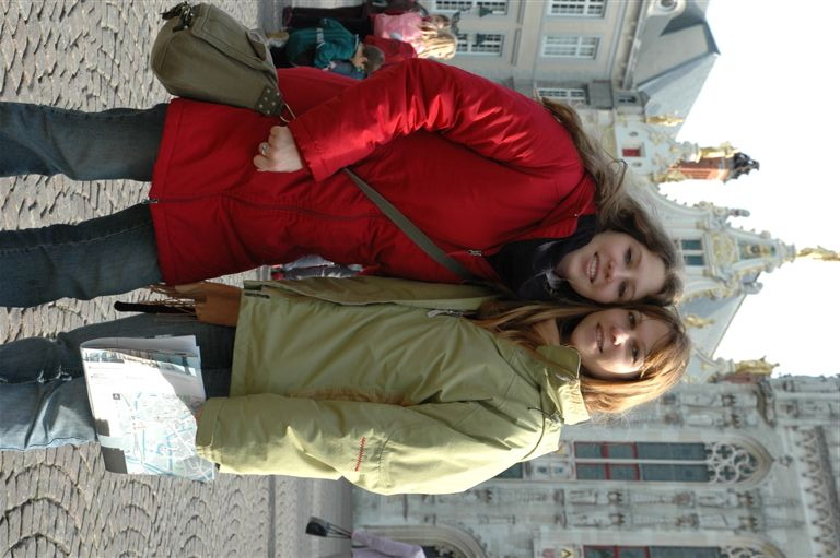 Anissa et Amandine à Bruges