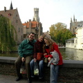 Guigui, Pauline et Anissa à Bruges