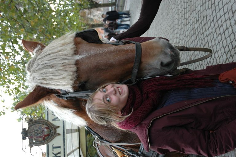 Pauline et un cheval