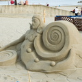 Sculture sur sable