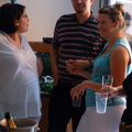 Renaud, Gwennaëlle et Aurélie discutent