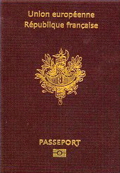 Passeport français - Image libre de droits (source : wikipedia)