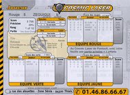 Feuille de score Cosmic Laser