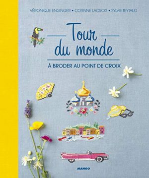 Tour du monde à broder au point de croix