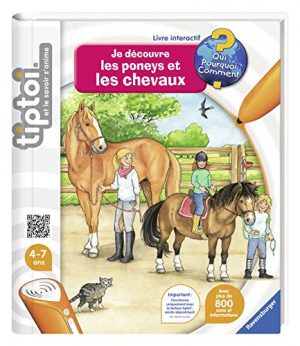 Ravensburger - 00647 - Tiptoi - Livre - Découvre Poney - Chevaux