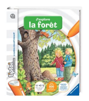 Ravensburger - 00593 -  Jeu Éducatif Électronique - Tiptoi - Livre -J'explore la Forêt