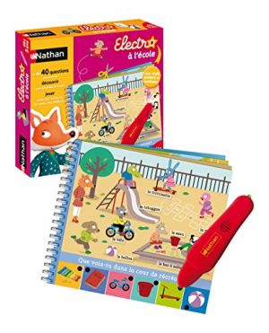 Nathan - 31458 - Jeu Électronique - Electro Livre - A l'école